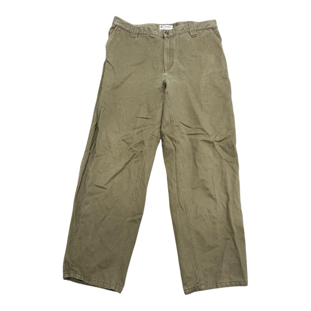Columbia cargo grey/cream casual Pants men’s size medium- Large